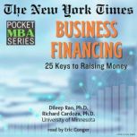 The New York Times Pocket MBA Series..., Dileep Rao