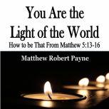 You Are the Light of the World How to be That From Matthew 5:13-16, Matthew Robert Payne
