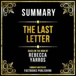 Summary  The Last Letter, Fastbooks Publishing