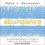 Abundance On the Experience of Living in a World of Information Plenty, Pablo J. Boczkowski