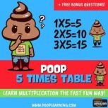 Poop 5 Times Table  Learn Multiplica..., Professor Poop