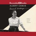 Personal Writings, Albert Camus