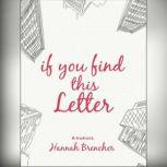 If You Find This Letter, Hannah Brencher