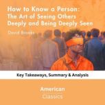 How to Know a Person The Art of Seei..., American Classics