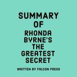 Summary of Rhonda Byrnes The Greates..., Falcon Press