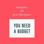 Summary of Jesse Mecham's You Need a Budget, Swift Reads
