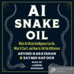 AI Snake Oil, Sayash Kapoor