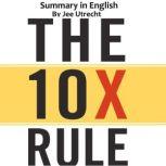 The 10X Rule - Summary in English Separated into chapters summaries, Jee Utrecht