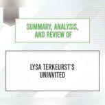 Summary, Analysis, and Review of Lysa TerKeurst's Uninvited, Start Publishing Notes