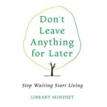 Dont Leave Anything for Later, Library Mindset