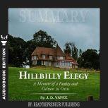 Summary of Hillbilly Elegy A Memoir ..., Readtrepreneur Publishing