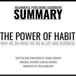 Summary The Power of Habit by Charle..., Deans Library