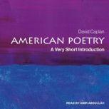 American Poetry A Very Short Introduction, David Caplan