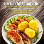 Low Carb Food Content List  With Car..., HR Research Alliance