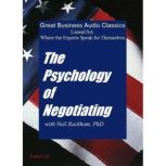 The Psychology of Negotiating, Neil Rackham