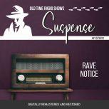 Suspense Rave Notice, James Poe