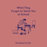 What They Forgot To Teach You At Scho..., The School of Life