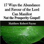 17 Ways the Abundance and Favour of the Lord Can Manifest Not the Prosperity Gospel!, Matthew Robert Payne