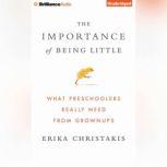 The Importance of Being Little What Preschoolers Really Need from Grownups, Erika Christakis