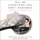 Tell Me Everything You Dont Remember..., Christine HyungOak Lee