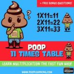 Poop 11 Times Table  Learn Multiplic..., Professor Poop