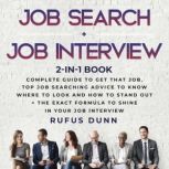 Job Search  Job Interview 2in1 Boo..., Rufus Dunn
