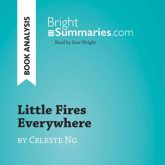 Little Fires Everywhere by Celeste Ng..., Bright Summaries