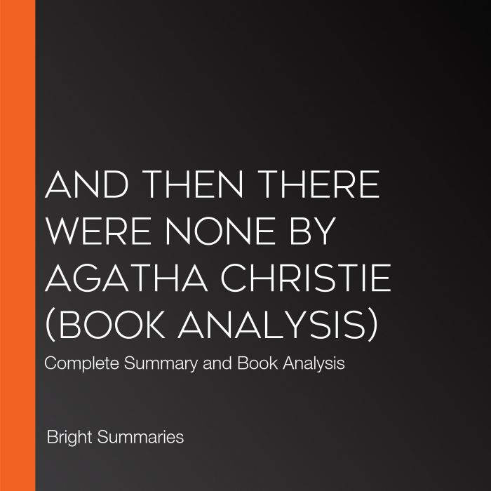 And Then There Were None by Agatha Ch..., Bright Summaries