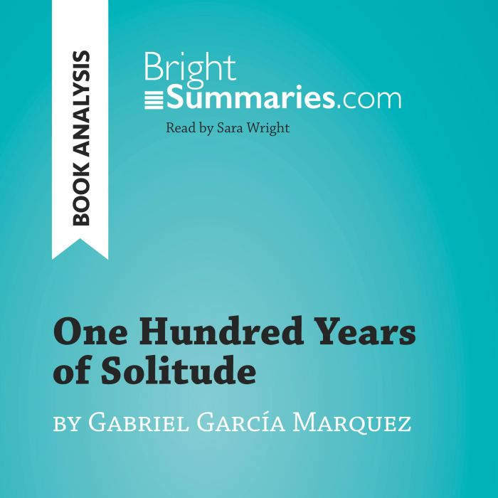 One Hundred Years of Solitude by Gabr..., Bright Summaries
