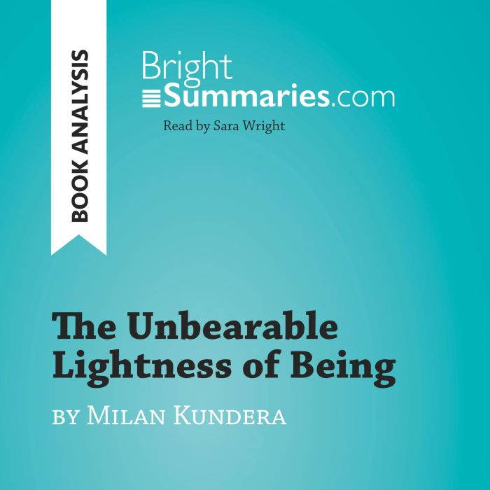 The Unbearable Lightness of Being by ..., Bright Summaries