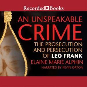 An Unspeakable Crime, Elaine Marie Alphin