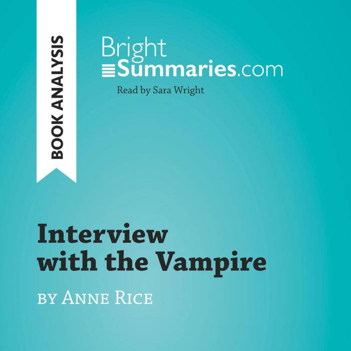 Interview with the Vampire by Anne Ri..., Bright Summaries