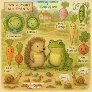 Harley the Hedgehog & Timothy the Toad: At the Upton Snodsbury Allotments