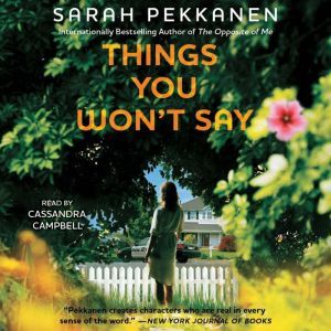 Things You Wont Say, Sarah Pekkanen
