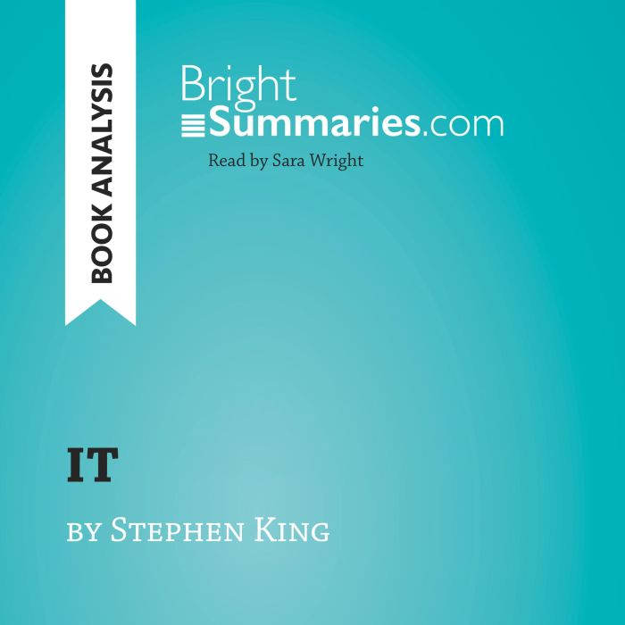 IT by Stephen King Book Analysis, Bright Summaries