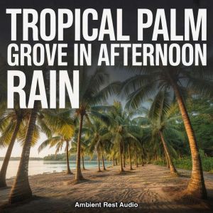 Tropical Palm Grove in Afternoon Rain..., Ambient Rest Audio