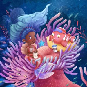 Mandy the mermaid finds a magic anemo..., Linnea Taylor