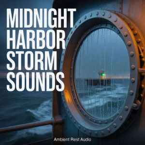 Midnight Harbor Storm Sounds, Ambient Rest Audio