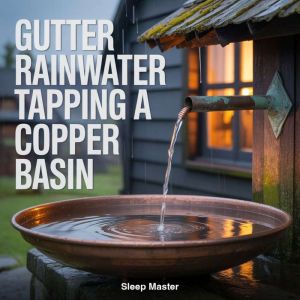 Gutter Rainwater Tapping a Copper Bas..., Sleep Master