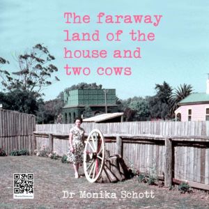 The faraway land of the house and two cows