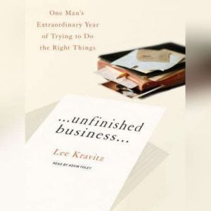 Unfinished Business, Lee Kravitz
