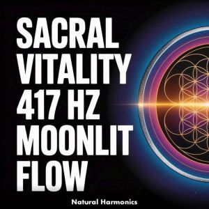 Sacral Vitality 417 Hz Moonlit Flow, Natural Harmonics