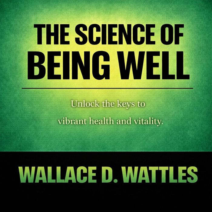 The Science of Being Well, Wallace D. Wattles