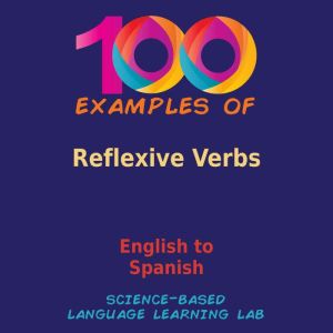 100 Examples of Reflexive Verbs: English to Spanish