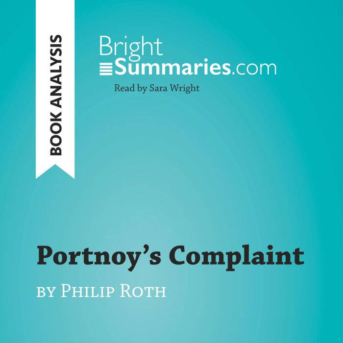 Portnoys Complaint by Philip Roth B..., Bright Summaries