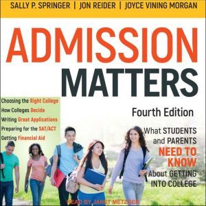 Admission Matters, Joyce Vining Morgan