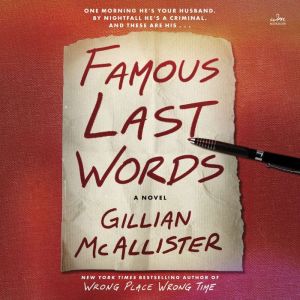 Famous Last Words, Gillian McAllister