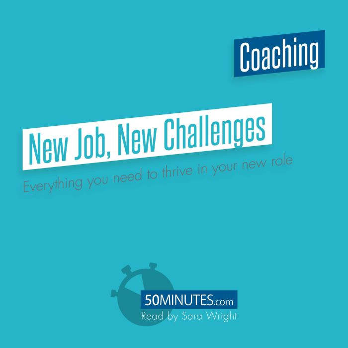 New Job, New Challenges, 50minutes