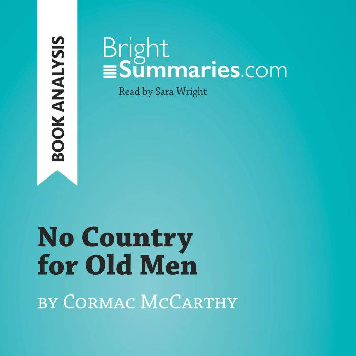 No Country for Old Men by Cormac McCa..., Bright Summaries