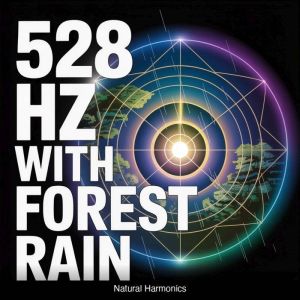 528 Hz with Forest Rain, Natural Harmonics